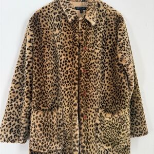 Vintage Karen Kane Leopard Print Coat